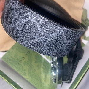 Gucci supreme belt size 95